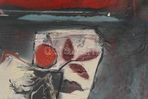 Fábián Gyöngyvér (1944-): Csendélet. Olaj, vászon, jelzett, fa keretben, 60×40 cm