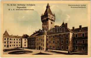 1913 Hajmáskér, Cs. és kir. tüzérségi lövőiskola, Parancsnoksági épület