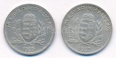 1937. 1P Ag + 1939. 1P Ag T:1- Adamo P6