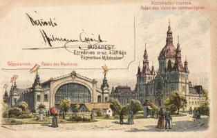 Budapest közlekedési csarnok (PS-card)