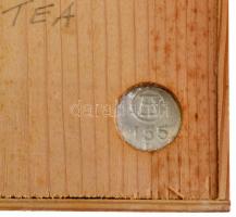 Tornay Endre András (1949-2008): A ház, fa, vegyes technika, hátoldalon jelzett, 16,5×20,5 m