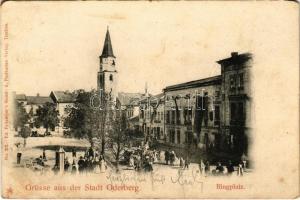 Bohumín, Oderberg; Ringplatz / square (fa)
