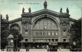 1909 Paris, La Gare du Nord / railway station