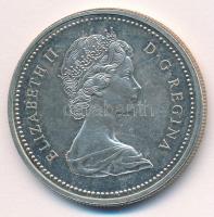 Kanada 1971. 1$ Ag II. Erzsébet / Brit Columbia T:1- Canada 1971. 1 Dollar Ag Elizabeth II / British Columbia C:AU Krause KM# 80