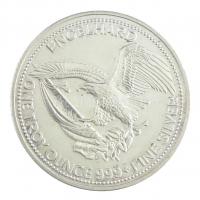 Amerikai Egyesült Államok 1984. "Az amerikai aranymosó" Ag emlékérem (31,15g/0.999/39mm) T...