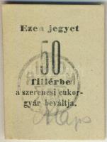 Szerencs DN 50f "Szerencsi Cukorgyár" T:I