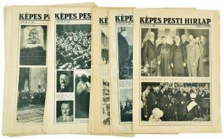 1930 Képes Pesti Hírlap 26 száma, rajtuk a kor ismert politkusaival (Bethlen István, Apponyi Albert), és ismert eseményeivel.