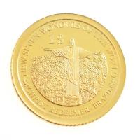 Salamon-szigetek 2013. 1$ "II. Erzsébet, Salamon-szigetek 2013 / A világ új hét csodája - Megvá...