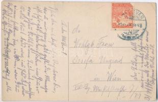 1918 Kaposvár, látkép. Szabó Lipót kiadása (kis szakadás / small tear)