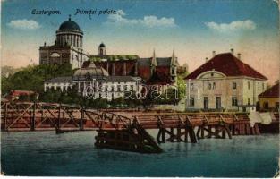 1916 Esztergom, Prímási palota, Bazilika (EK)