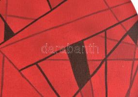 Kun Sarolta (1990-): Ruby red. Akril,vászon, jelzett, 30 cm