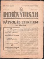 1948 Bp., Regényújság I. évfolyam 15. szám, benne: Fátyol és szerelem