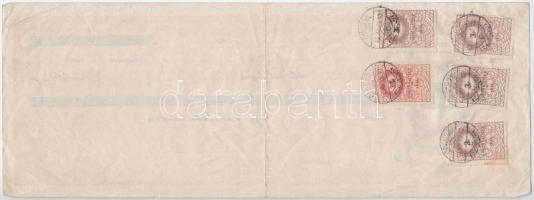 1934 Üres váltó, váltóilleték bélyegekkel