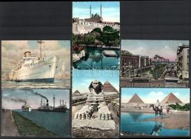 Komáromi Márton és munkatársai Egyiptomban hidat építenek 1956-ban. Fotók és képeslapok