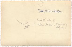 1940 Budapest XIII. REX Gyógyszervegyészeti gyár és Gyógyáru kereskedelmi rt. üzlete, csoportkép. Ru...