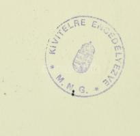 Gaál József (1960-): Kegyetlen színház, 1990. Litográfia, papír. Jelzett, számozott: 24/50. Hátoldal...