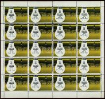 1972 Müncheni Olimpia Tungsram levélzáró, teljes ív