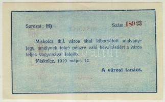 Miskolc 1919. 10K T:I