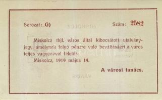 Miskolc 1919. 20K T:I