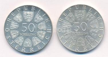 Ausztria 1978. 50Sch Ag "Franz Schubert" T:1,1 (eredetileg PP) 
Austria 1978. 50 Schillin...