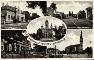 Kunszentmárton vasűtállomással