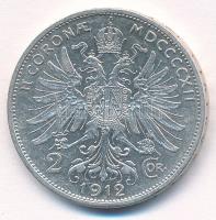 Ausztria 1912. 2K Ag "Ferenc József" T:2 kis karc
Austria 1912. 2 Corona Ag "Franz J...