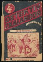 Charly Brand: Az indiai rejtély. Detektív és kalandor regények. Bp., é.n. (1933 körül), Müller D. Kiadói papírkötés, sérült, megviselt állapotban