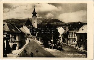 1941 Wien, Vienna, Bécs XIX. Grinzing (Döbling), street view, café, inn (EK)