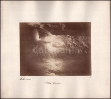 Dobsina, első terem, vintage fotó, vékony kartonra ragasztva, 15,5x21 cm