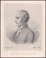 cca 1850 Körösi Csoma Sándor Schöfft rajza utány ny: Walzel Pesten. Litográfia. 20x17 cm