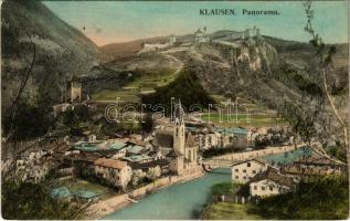 Chiusa, Klausen (Fortezza, Franzensfeste; Südtirol); Panorama / general view. B.K.Sch.W.I. 138. (EK)