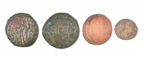 Római Birodalom 4xklf Br érme a III-IV. századból T:3 Roman Empire 4xdiff Br coins from the 3rd-4th Century C:F