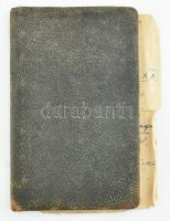 cca 1920-30 orvos feljegyzései, sok kézzel írt lap