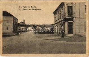 1918 Pivka, St. Petra na Krasu, San Pietro del Carso, St. Peter in Krain; street view (EB)