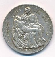 Vatikán ~1970. "VI. Pál pápa" kétoldalas, ezüstözött fém emlékérem (35mm) T:1- Vatican ~19...