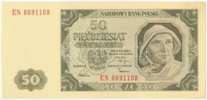 Lengyelország 1948. 50Zl EN 8691108 T:I- sarokhajlás Poland 1948. 50 Zlotych AW 1272433 C:AU earmark