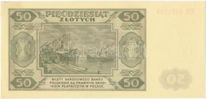 Lengyelország 1948. 50Zl "EN 8691108" T:I- sarokhajlás
Poland 1948. 50 Zlotych "AW 1...