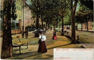 Gorizia, Görz, Gorica; Corso Francesco Giuseppe / street view (EK)
