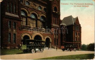 1912 Toronto, The Parliament Buildings we went through (worn corners)