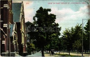 1909 Columbus (Ohio), View on East Broad Street (tear)
