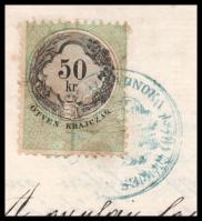 cca 1880 A Gyulai Lakatos Iparosok társulatának alapszabályai 8p. illetékbélyeggel