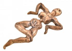 Akt figura. Réz, jelzés nélkül 24 cm