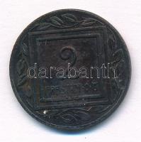 Ausztria / Freistadt hadifogolytábor 1915 2h szükségpénz T:2-
Austria Freistadt POW camp 1915. 2 He...