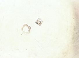 Ezüst (Ag) Keresztelőpohár, vésett felirattal, jelzett, nettó:60g, m:8cm