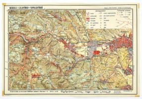 1931 Miskolc Lillafüred Tapolcafürdő turista térkép  32x23 cm