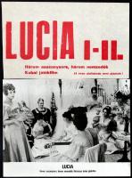 1968 ,,Lucia I-II. című kubai film szereplői és jelenetei, 16 db vintage produkciós filmfotó + hozzáadva 1 db kisplakátot (hajtásnyommal), 18x24 cm