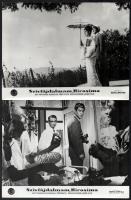 1959 ,,Szívfájdalmam Hirosima című japán film szereplői és jelenetei, 13 db vintage produkciós filmfotó, 18x24 cm