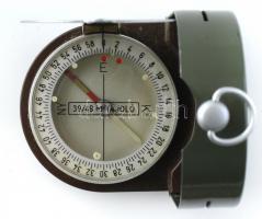 MOM 39M katonai tájoló, tokkal, jó állapotban