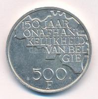 Belgium 1980. 500Fr ezüstözött Cu-Ni "A Függetlenség 150. évfordulója" holland felirattal ...