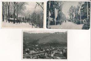 14 db RÉGI történelmi magyar város képeslap / 14 pre-1945 historical Hungarian town view postcards from the Kingdom of Hungary
